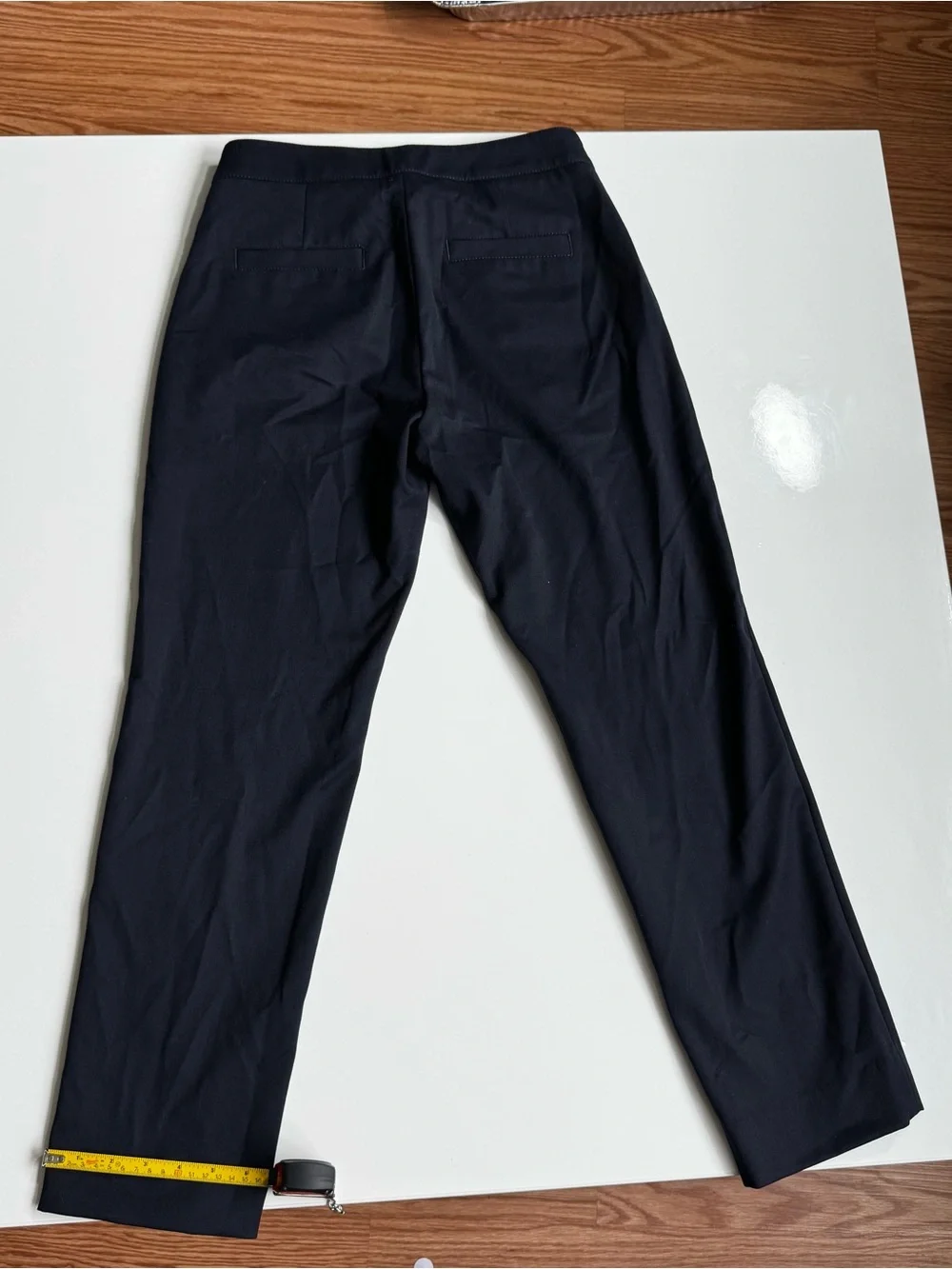 Banana Republic Navy Dress Pants with Gold Buttons